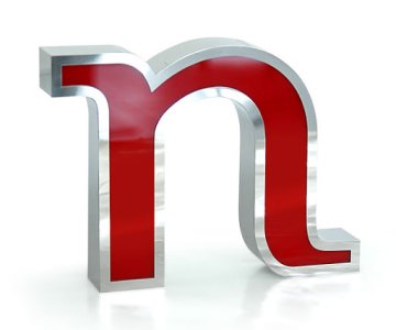 Rim Faced 3D Letter 